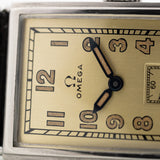 Omega rettangolare Art Deco 1930