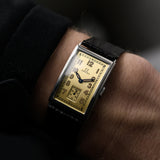 Omega rettangolare Art Deco 1930