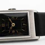 Omega Rettangolare Art Deco Nero 1939
