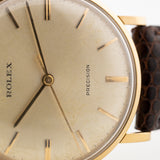 Rolex Precision 18k 1958