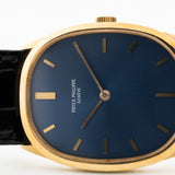 Patek Philippe Ellipse 18k blu Sigma 1972 nos
