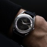 Universal Geneve Polerouter Date Nero Anni '60