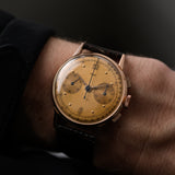 Cronografo Jaeger 18k Rose Jumbo 1940s