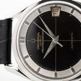 Universal Geneve Polerouter Date Nero Anni '60