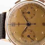 Cronografo Jaeger 18k Rose Jumbo 1940s