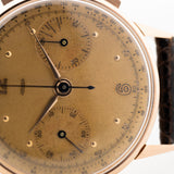 Cronografo Jaeger 18k Rose Jumbo 1940s