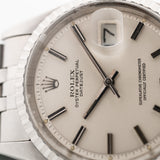 Rolex Datejust Silver Pie Pan 1973