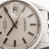 Rolex Datejust Silver Pie Pan 1973