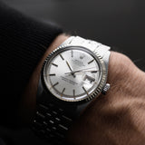 Rolex Datejust Silver Pie Pan 1974