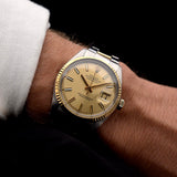 勞力士 Datejust 雙色餡餅盤 1974