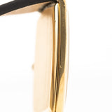 Audemars Piguet 18K Rectangular Black 1980s