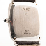 Piaget 18K 長方形鱷魚皮羅馬腕錶 1970 年代