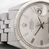 勞力士 Datejust 餡餅盤銀色 1972