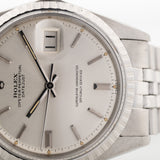 勞力士 Datejust 餡餅盤 銀色 1973