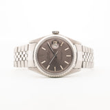 勞力士 Datejust 餡餅盤灰色全套 1968