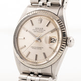 勞力士 Datejust Pie Pan 銀色 1966
