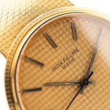 百達翡麗 Calatrava 18K Clous de Paris 1970 年代