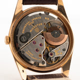 Universal Geneve Polerouter 18K Rose De Luxe 1957