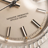 勞力士 Datejust 餡餅盤 銀色 1978