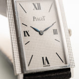 Piaget 18K Rectangular Hobnail 1970 年代