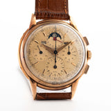 Universal Geneve 12268 Tri Compax Jumbo Rose 1950 年代