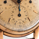 Universal Geneve 12268 Tri Compax Jumbo Rose 1950 年代