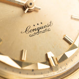 浪琴表 Conquest 18K 餡餅盤 1961