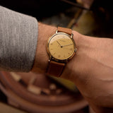 IWC萬國錶Cal. 89蜘蛛系列18K金腕錶 1947年