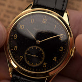 IWC 1940年款Pre Hermet系列14K黑金鍍金腕錶