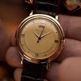 積家 Powermatic 18K玫瑰金 法國 1950年代