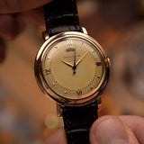 積家 Powermatic 18K玫瑰金 法國 1950年代