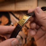 歐米茄裝飾藝術 14K 長方形 1935