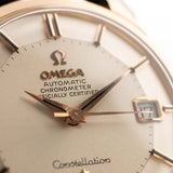 Omega Constellation 168005 18K 玫瑰 1966 餡餅盤