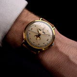 Vintage Omega Watch Cosmic 2485 Moonphase Jumbo 1947