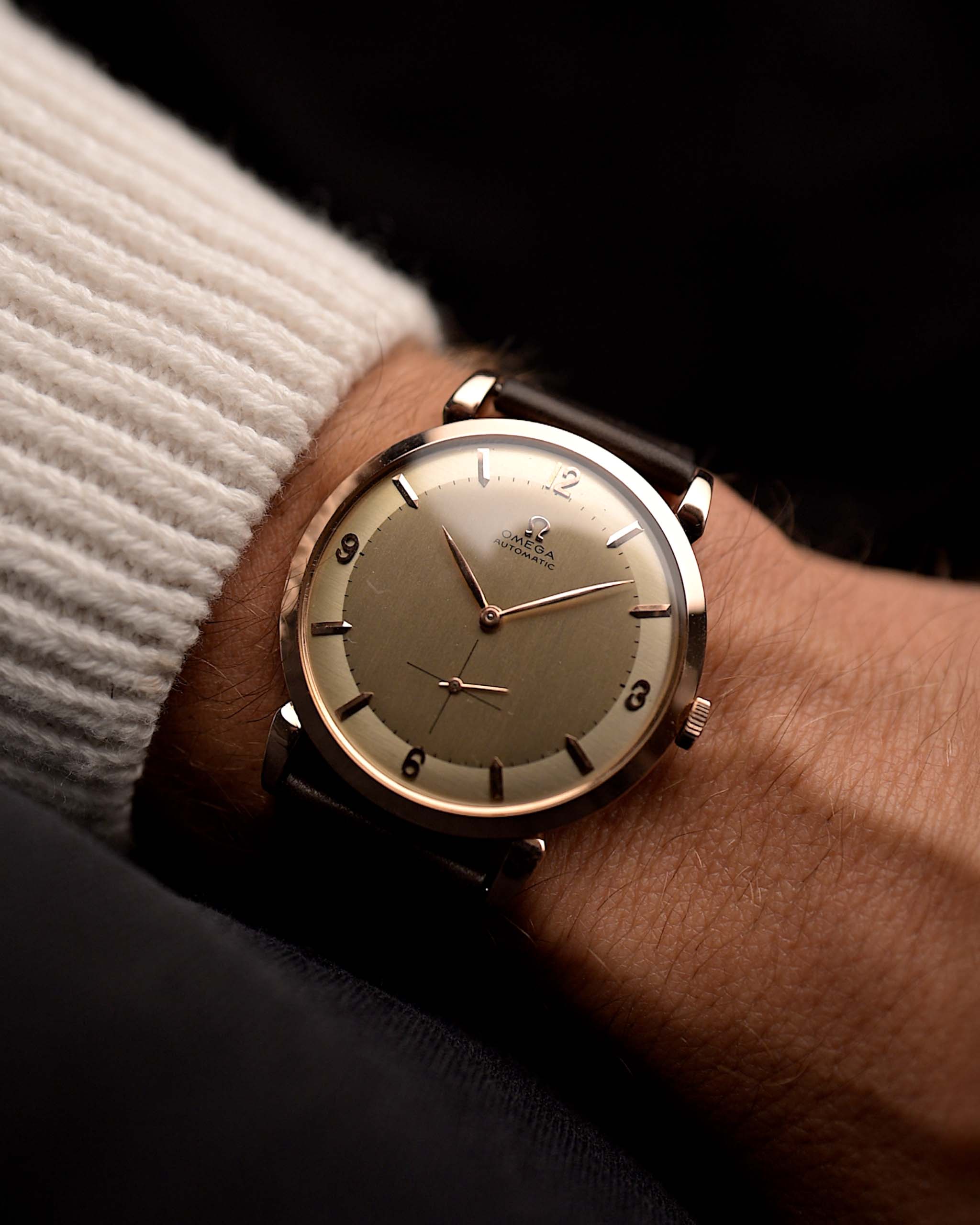 Omega Jumbo 2482 Rose 18K 1944 - 金匠