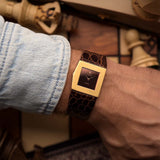 來自 1970 年代的 Vintage Rolex Cellini 4017 腕錶 Midas Ruby Red。 