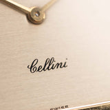 1981 年的勞力士 Cellini 4350 八角形 18K 銀錶盤腕錶特寫照片。27mm 18K 黃金錶殼，配手動上鏈機芯，無瑕水平拉絲錶盤和總統錶鏈。