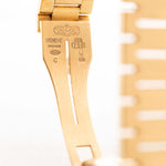Vintage Rolex Cellini 4350 八角形木製 1981 18K Rolex President 錶扣連印章
