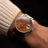 Rolex Day Date 18039 Burl Wood 1987