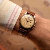 Universal Geneve 12268 Tri Compax Jumbo Rose 1950 年代