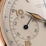 Universal Geneve 12439 Uni Compax Rosé 1940s