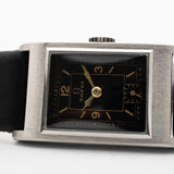 Omega 黑色裝飾藝術矩形 1939