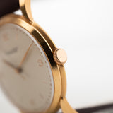IWC 18K Rose Bombé 1949 Nos