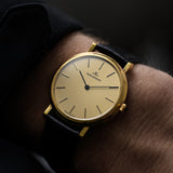 Jaeger LeCoultre 18K Ultra Thin 1980s