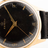Zenith 黑色禮服 18K 日期 1961