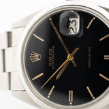 勞力士 Oysterdate Precision 黑色鍍金 1961