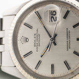 勞力士 Datejust 餡餅盤 銀色 1973
