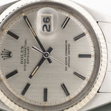 勞力士 Datejust 餡餅盤 銀色 1973