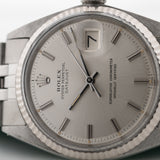 勞力士 Datejust 銀色餡餅盤 1972