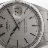 勞力士 Datejust 純銀派盤 1966